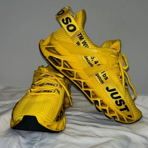 Just So So Women’s Athletic Sneakers Yellow/Black EU 36 Pittsburgh Sports Fans - Picture 10 of 10